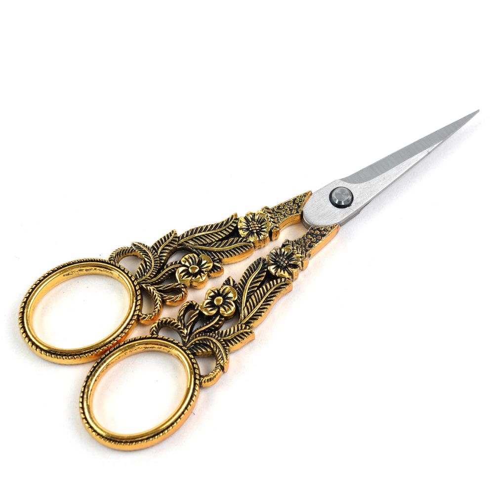 Queen Anne | European Style Stainless Steel Scissors for Embroidery, Sewing & Craft DIY