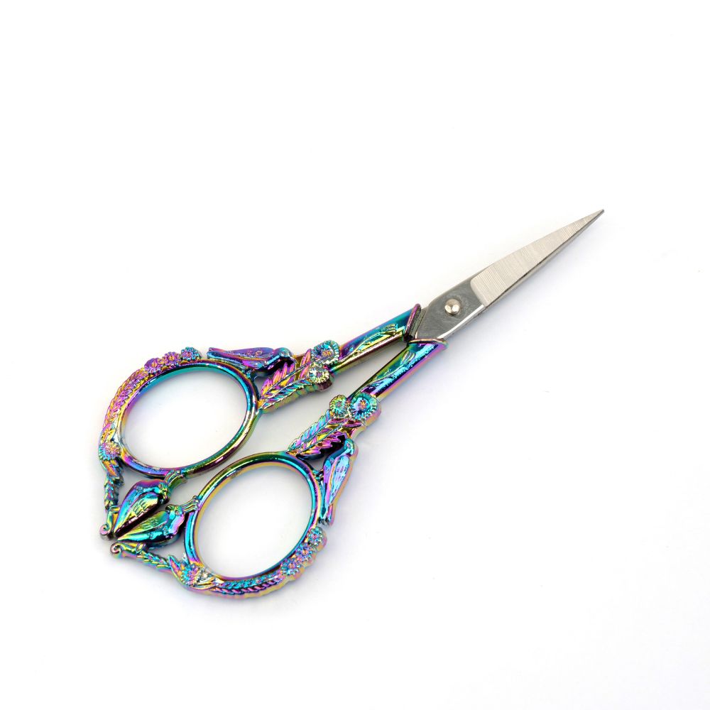 Queen Catherine | European Style Stainless Steel Scissors for Embroidery, Sewing & Craft DIY