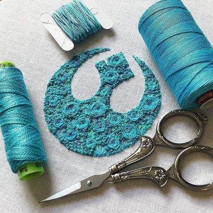 Queen Elizabeth | European Style Stainless Steel Scissors for Embroidery, Sewing & Craft DIY