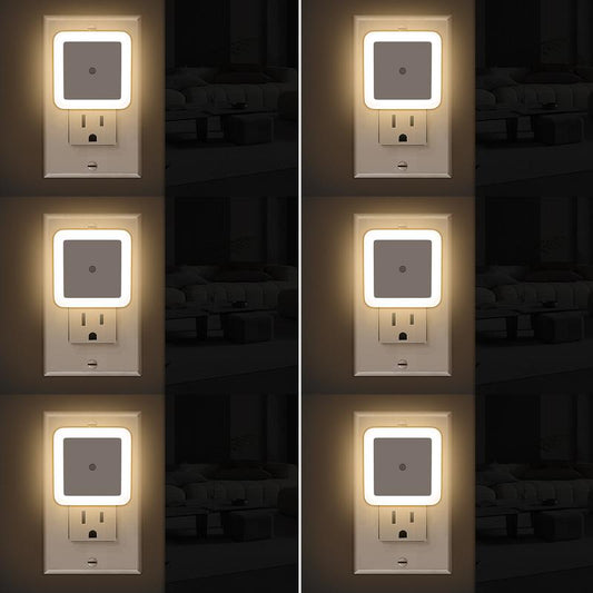 Lumivo - Night Lights Plug into Wall 6-Pack