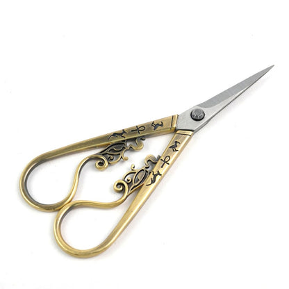 Queen Cleopatra  | European Style Stainless Steel Scissors for Embroidery, Sewing & Craft DIY