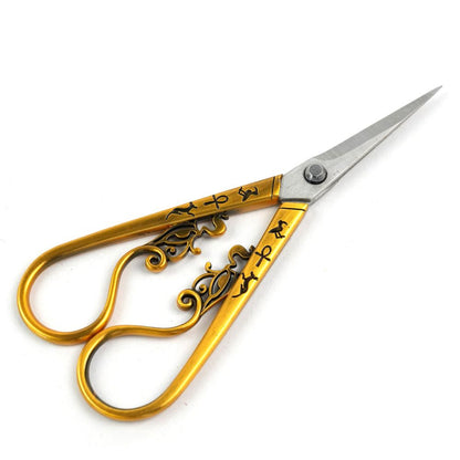 Queen Cleopatra  | European Style Stainless Steel Scissors for Embroidery, Sewing & Craft DIY