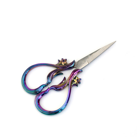 Queen Bertha | European Style Stainless Steel Scissors for Embroidery, Sewing & Craft DIY